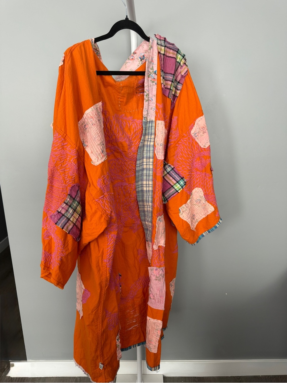 Magnolia Pearl Dharma Dragon Embroidered Kimona Jacket 809 Marmalade - Picture 2 of 6